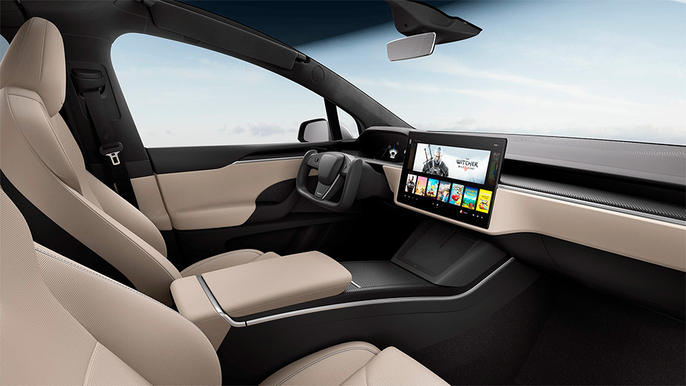Tesla Model X - Interieur 2021 Tesla Model X - Interieur 2021