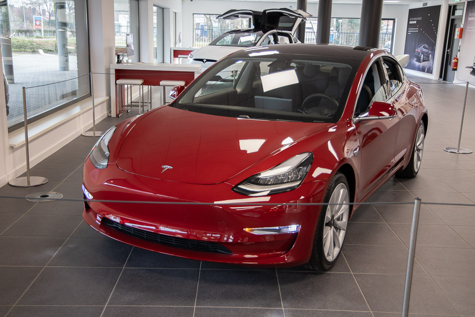 Tesla Model 3 in Eindhoven Tesla Model 3 in Eindhoven