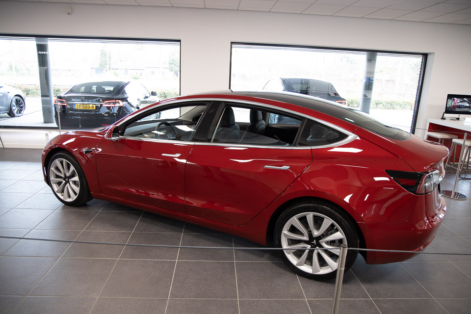 Tesla Model 3 in Eindhoven Tesla Model 3 in Eindhoven